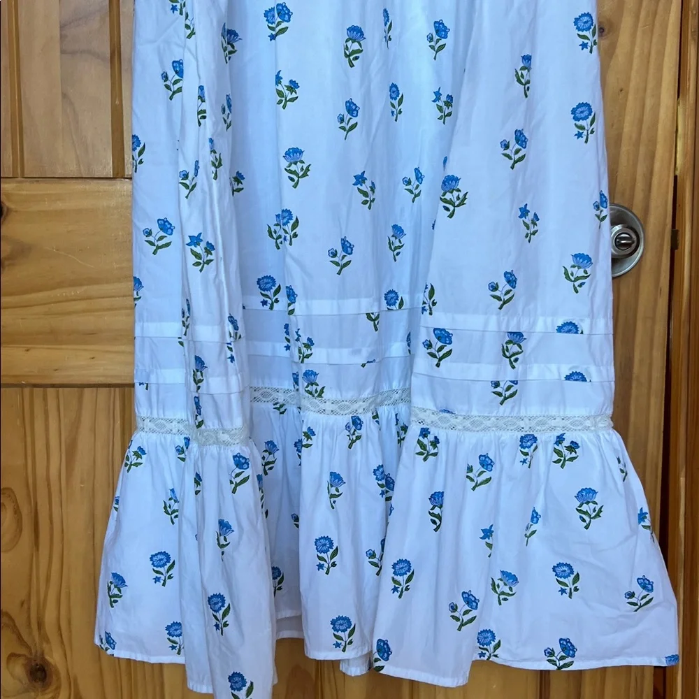 NWOT pink city prints Meryl dress in cobalt - Picture 5 of 13